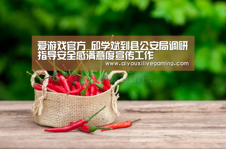 爱游戏官方_邱学斌到县公安局调研指导安全感满意度宣传工作(图2) 爱游戏电竞